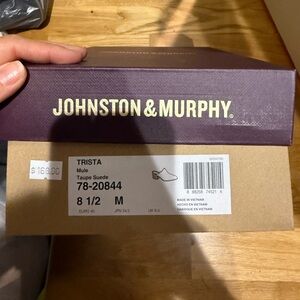 Johnston & Murphy Taupe Suede Footwear